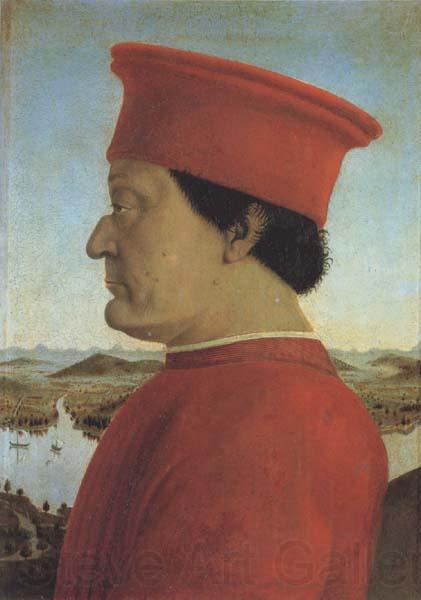 Piero della Francesca Federigo da Montefeltro and his Wife Battista Sforza (mk45) Spain oil painting art